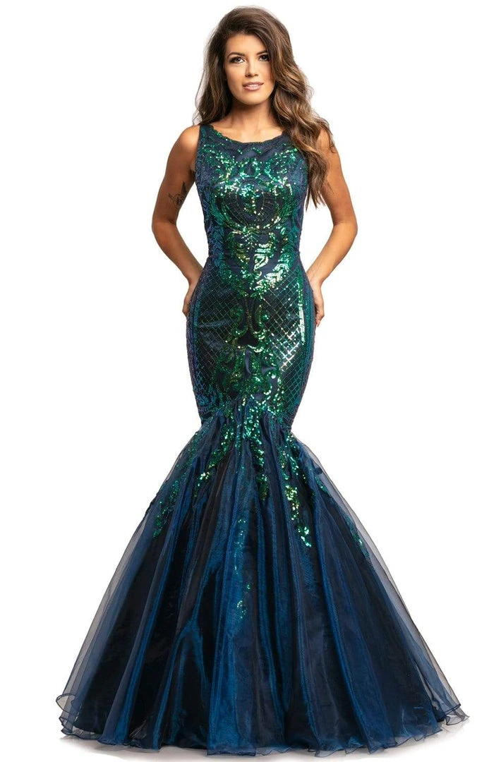 Formal Gowns Johnathan Kayne - 2018 Sequin Embellished Scoop Mermaid Gown 3 Formal Gowns Johnathan Kayne - 2018 Sequin Embellished Scoop Mermaid Gown