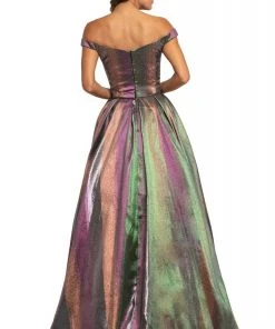 Johnathan Kayne - 2019 Deep Off-Shoulder Ombre Ballgown