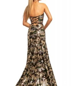 Johnathan Kayne - 2027 Sequined Sweetheart Trumpet Dress Formal Gowns 5 Johnathan Kayne - 2027 Sequined Sweetheart Trumpet Dress Formal Gowns