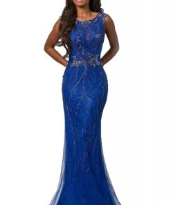 Formal Gowns Johnathan Kayne - 2042 Embellished Bateau Trumpet Dress 8 Formal Gowns Johnathan Kayne - 2042 Embellished Bateau Trumpet Dress