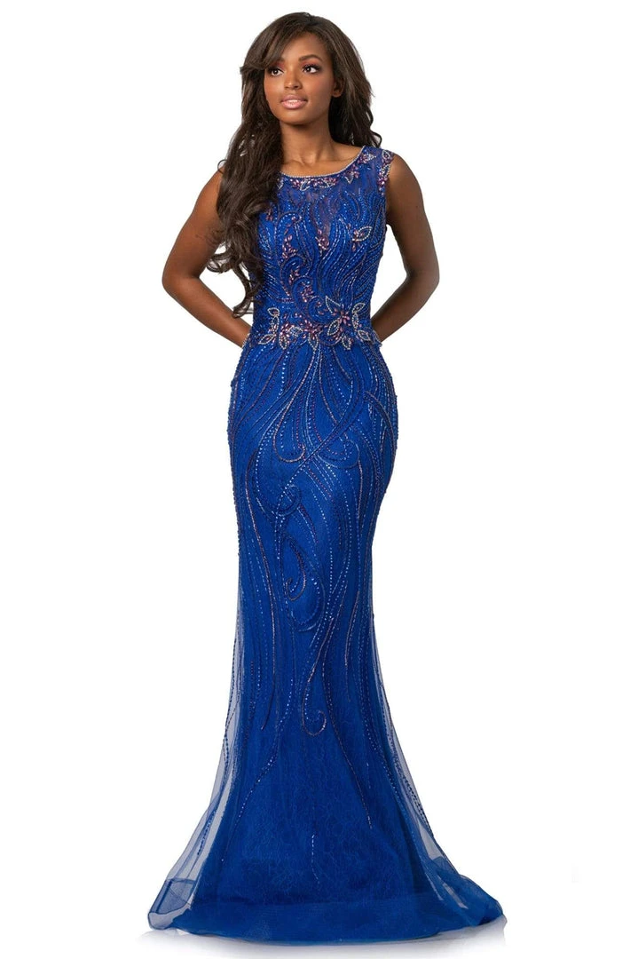Formal Gowns Johnathan Kayne - 2042 Embellished Bateau Trumpet Dress 5 Formal Gowns Johnathan Kayne - 2042 Embellished Bateau Trumpet Dress