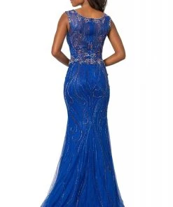 Formal Gowns Johnathan Kayne - 2042 Embellished Bateau Trumpet Dress 9 Formal Gowns Johnathan Kayne - 2042 Embellished Bateau Trumpet Dress