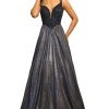 Formal Gowns Johnathan Kayne - 2069 Embellished Deep V-neck A-line Dress 1 Formal Gowns Johnathan Kayne - 2069 Embellished Deep V-neck A-line Dress