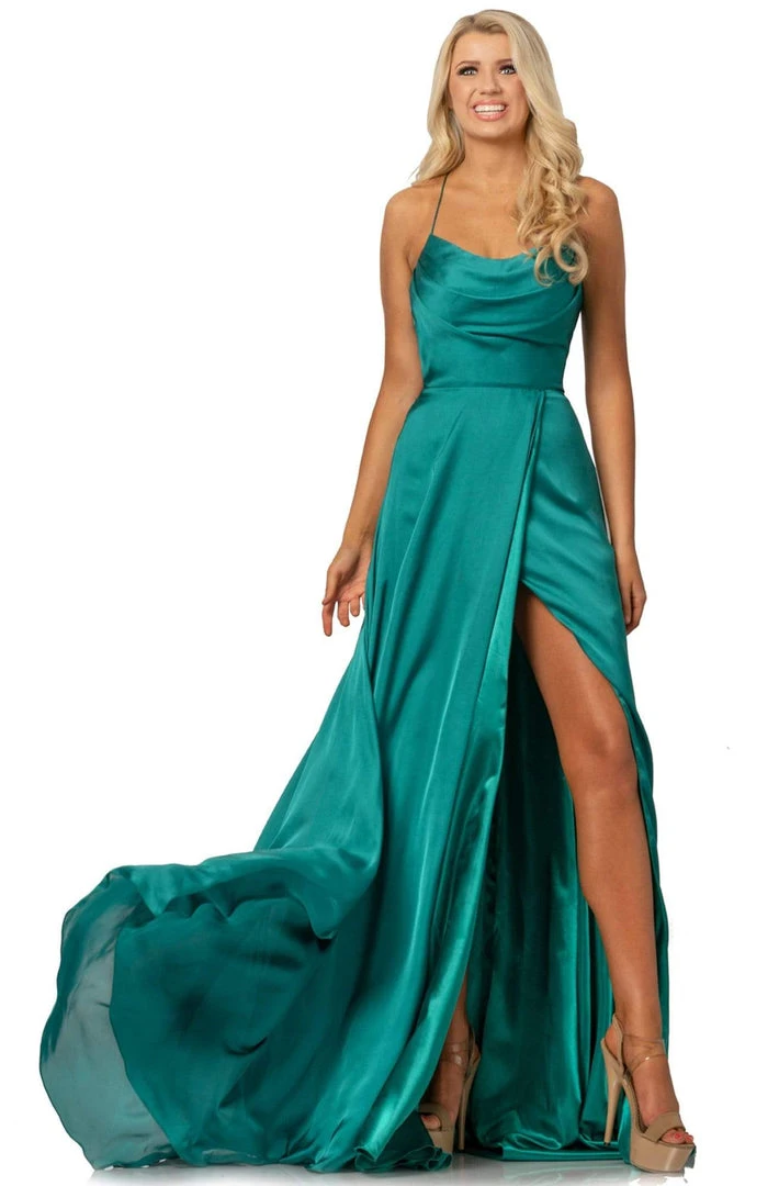 Johnathan Kayne - 2079 Scoop Neck A-line Gown With Slit And Train Formal Gowns 7 Johnathan Kayne - 2079 Scoop Neck A-line Gown With Slit And Train Formal Gowns