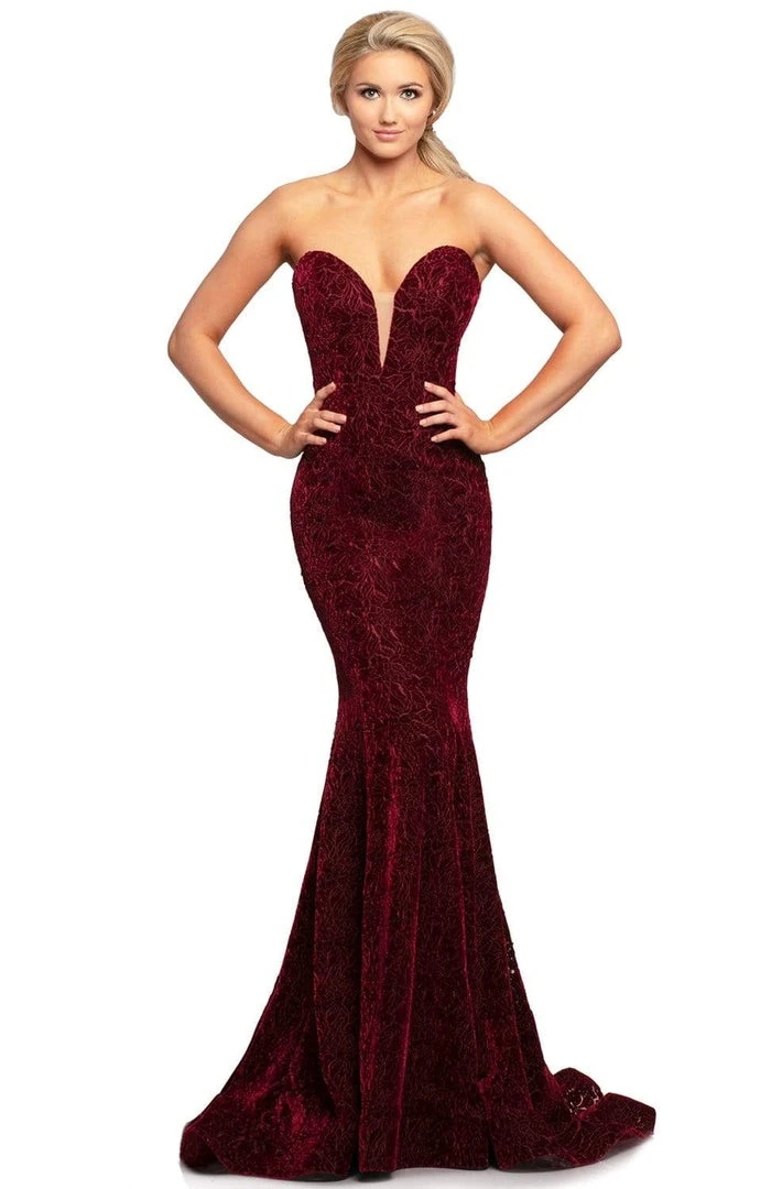 Johnathan Kayne - 2086 Lace Deep Sweetheart Trumpet Dress Formal Gowns 3 Johnathan Kayne - 2086 Lace Deep Sweetheart Trumpet Dress Formal Gowns