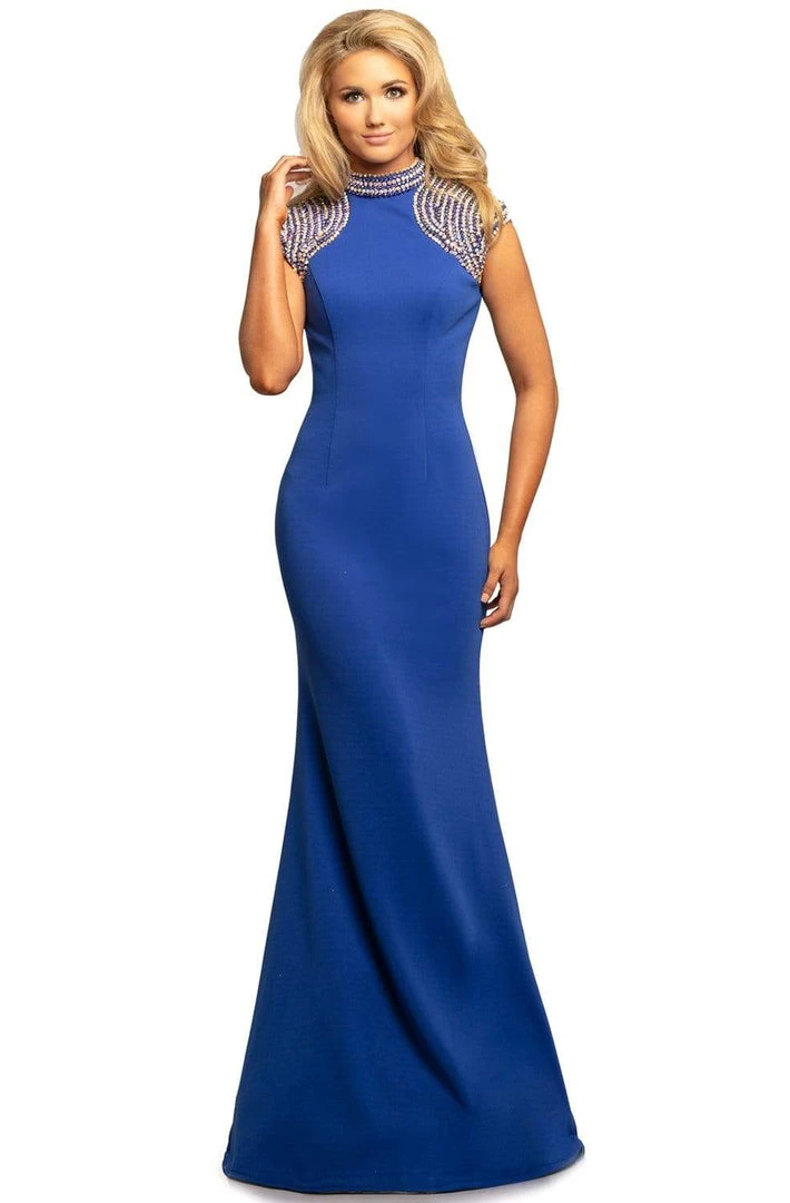 Johnathan Kayne - 2089 Embellished High Neck Trumpet Dress 5 Johnathan Kayne - 2089 Embellished High Neck Trumpet Dress