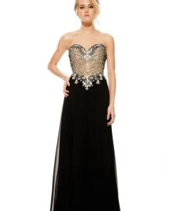 Johnathan Kayne - 6000 Strapless Sweetheart A-line Dress Formal Gowns