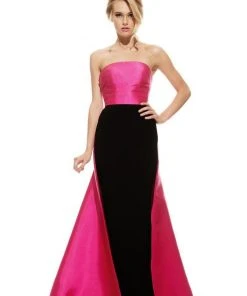 Johnathan Kayne - 6004 Strapless Straight Across Sheath Dress