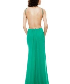 Formal Gowns Johnathan Kayne - 6008 Embellished Halter Sheath Dress 6 Formal Gowns Johnathan Kayne - 6008 Embellished Halter Sheath Dress