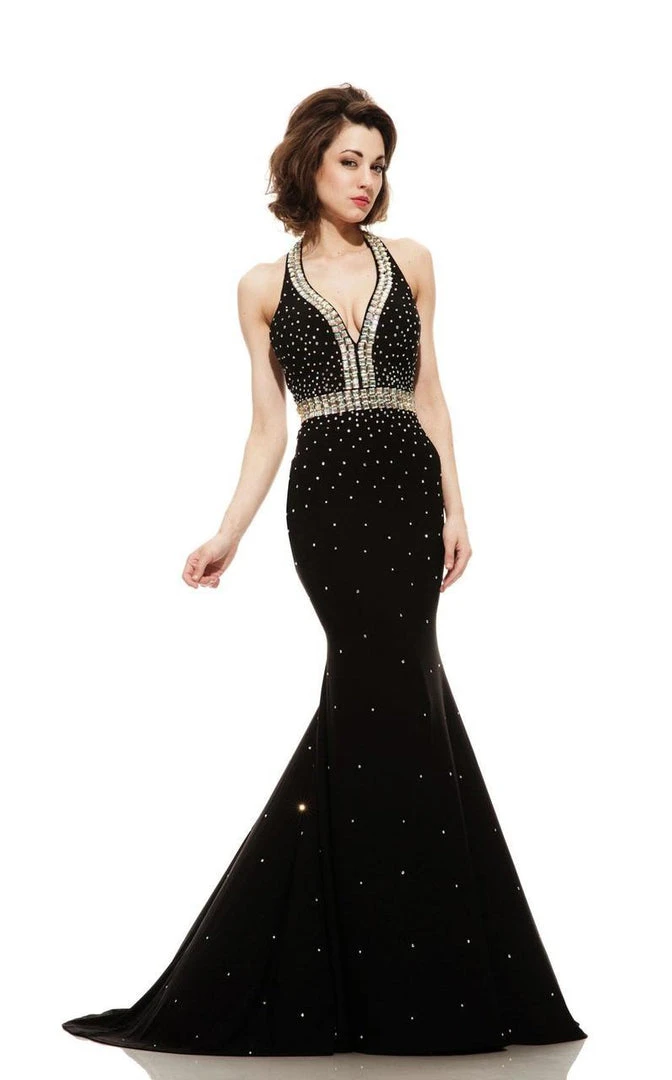 Johnathan Kayne - 6048 Embellished Halter Mermaid Dress 4 Johnathan Kayne - 6048 Embellished Halter Mermaid Dress