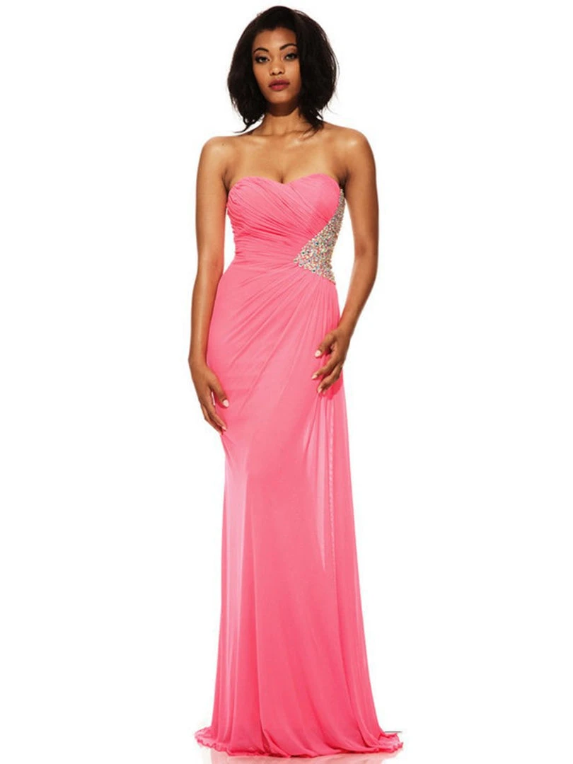 Johnathan Kayne - 6063 Ruched Semi-sweetheart Sheath Dress Formal Gowns 3 Johnathan Kayne - 6063 Ruched Semi-sweetheart Sheath Dress Formal Gowns