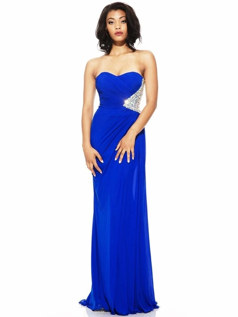 Johnathan Kayne - 6063 Ruched Semi-sweetheart Sheath Dress Formal Gowns 4 Johnathan Kayne - 6063 Ruched Semi-sweetheart Sheath Dress Formal Gowns