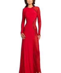 Formal Gowns Johnathan Kayne - 6093 Bedazzled Jewel A-line Dress 8 Formal Gowns Johnathan Kayne - 6093 Bedazzled Jewel A-line Dress