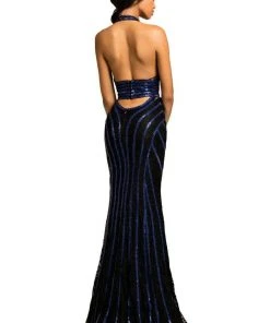 Formal Gowns Johnathan Kayne - 8016 Embellished Halter Sheath Dress 11 Formal Gowns Johnathan Kayne - 8016 Embellished Halter Sheath Dress