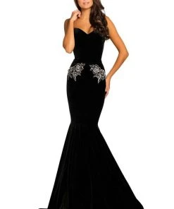 Johnathan Kayne - 8026 Embroidered Sweetheart Mermaid Dress Formal Gowns 12 Johnathan Kayne - 8026 Embroidered Sweetheart Mermaid Dress Formal Gowns