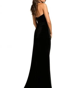 Formal Gowns Johnathan Kayne - 8087 Strapless Sweetheart Velvet Sheath Gown