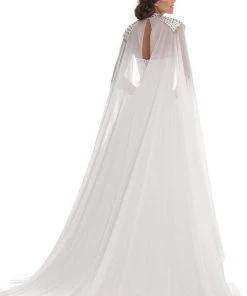 Formal Gowns Johnathan Kayne - 8200 Deep Sweetheart Ballgown With Beaded Cape 15 Formal Gowns Johnathan Kayne - 8200 Deep Sweetheart Ballgown With Beaded Cape