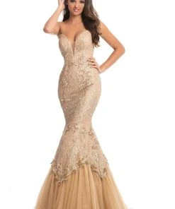 Johnathan Kayne - 9001 Dramatically Embellished Strapless Mermaid Gown Formal Gowns 14 Johnathan Kayne - 9001 Dramatically Embellished Strapless Mermaid Gown Formal Gowns
