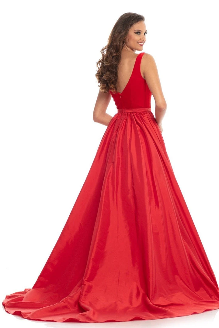 Johnathan Kayne - 9016 Plunging Illusion Sweetheart Velvet Gown 8 Johnathan Kayne - 9016 Plunging Illusion Sweetheart Velvet Gown