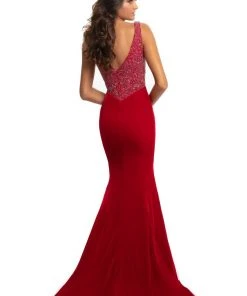 Johnathan Kayne - 9019 Fully Studded Bodice Velvet Mermaid Gown 15 Johnathan Kayne - 9019 Fully Studded Bodice Velvet Mermaid Gown