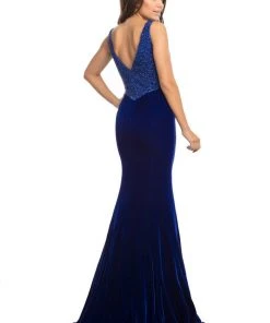 Johnathan Kayne - 9019 Fully Studded Bodice Velvet Mermaid Gown 17 Johnathan Kayne - 9019 Fully Studded Bodice Velvet Mermaid Gown