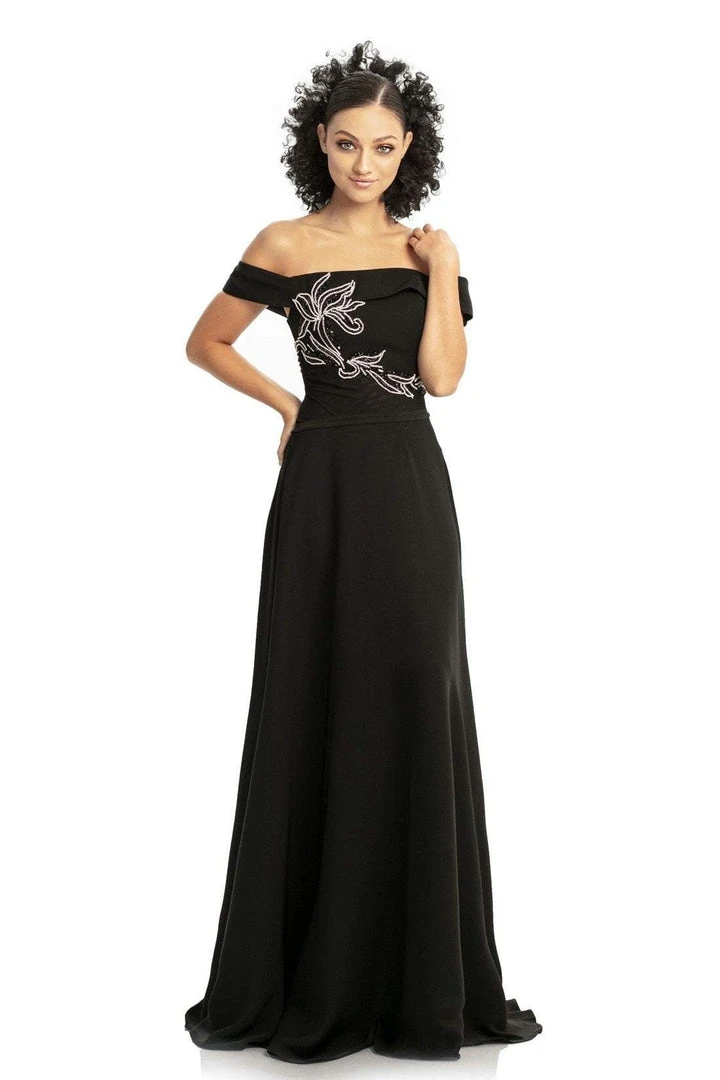 Johnathan Kayne - 9023 Versatile Beaded Off Shoulder Jumpsuit Formal Gowns 3 Johnathan Kayne - 9023 Versatile Beaded Off Shoulder Jumpsuit Formal Gowns