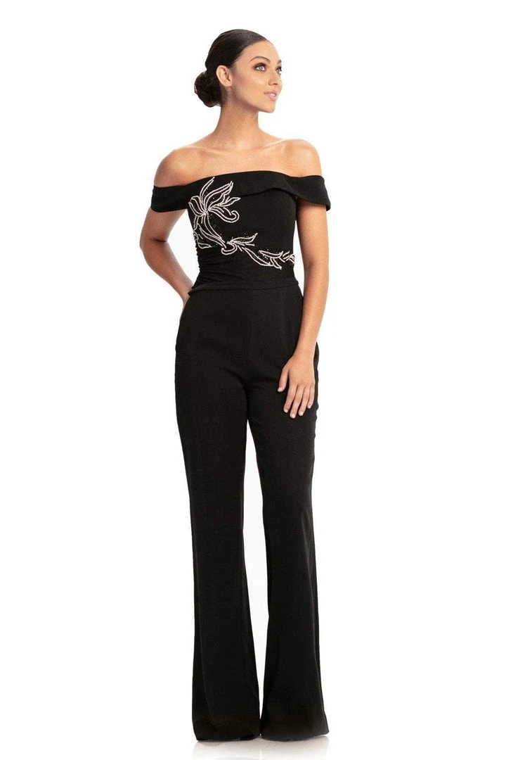 Johnathan Kayne - 9023 Versatile Beaded Off Shoulder Jumpsuit Formal Gowns 5 Johnathan Kayne - 9023 Versatile Beaded Off Shoulder Jumpsuit Formal Gowns
