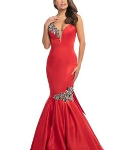 Formal Gowns Johnathan Kayne - 9030 Plunging Sweetheart Rose Appliqued Gown 8 Formal Gowns Johnathan Kayne - 9030 Plunging Sweetheart Rose Appliqued Gown