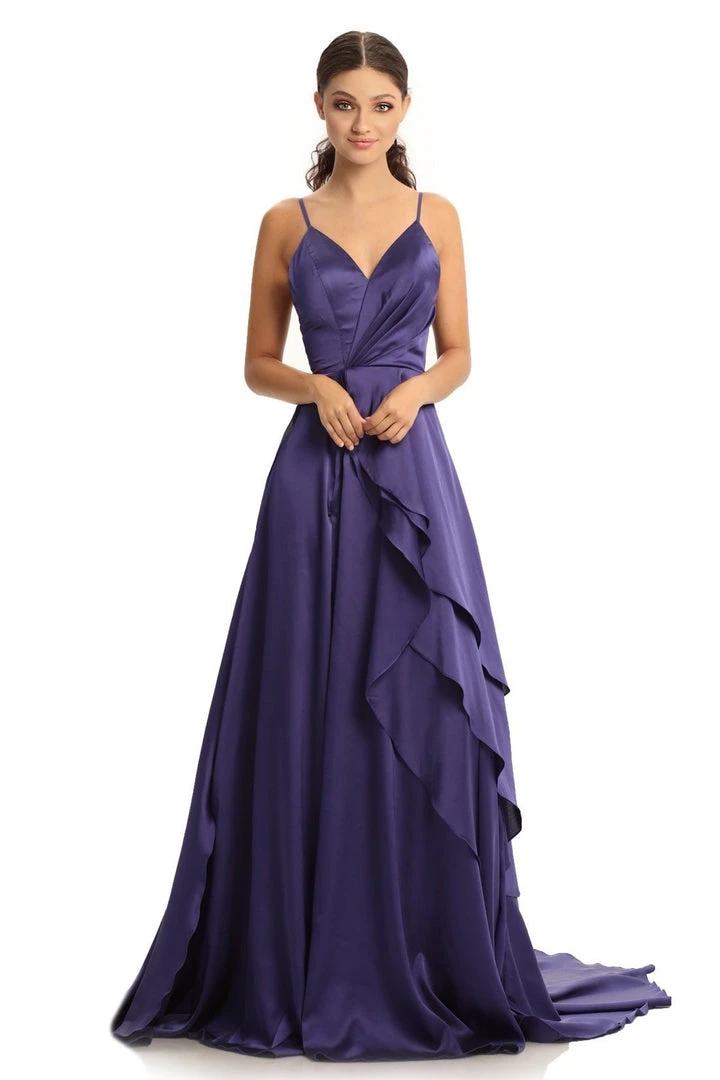 Johnathan Kayne - 9033 Sleeveless Drape Skirt Charmeuse Evening Gown Formal Gowns 7 Johnathan Kayne - 9033 Sleeveless Drape Skirt Charmeuse Evening Gown Formal Gowns