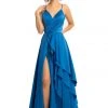Johnathan Kayne - 9033 Sleeveless Drape Skirt Charmeuse Evening Gown Formal Gowns 1 Johnathan Kayne - 9033 Sleeveless Drape Skirt Charmeuse Evening Gown Formal Gowns