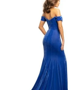 Johnathan Kayne - 9227 Off-Shoulder Plunging Neck Velvet Mermaid Gown Formal Gowns 13 Johnathan Kayne - 9227 Off-Shoulder Plunging Neck Velvet Mermaid Gown Formal Gowns