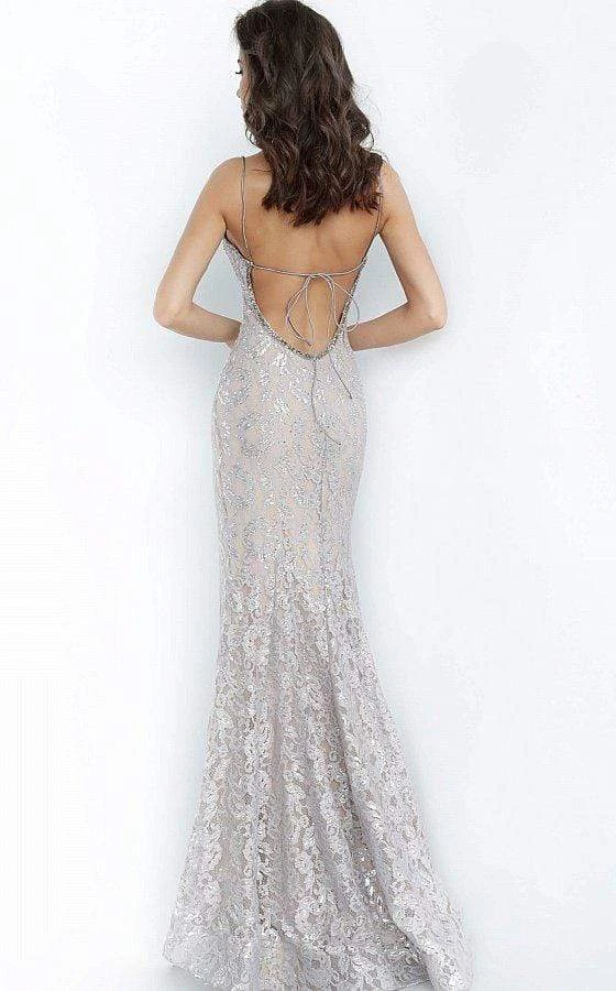 Formal Gowns Jovani - 00355 Embroidered Scoop Neck Trumpet Dress 4 Formal Gowns Jovani - 00355 Embroidered Scoop Neck Trumpet Dress