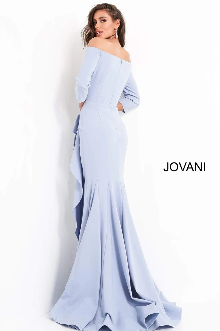 Jovani - 00446SC Off Shoulder Drape Mermaid Dress - 1 Pc Navy In Size 24 Available Formal Gowns 6 Jovani - 00446SC Off Shoulder Drape Mermaid Dress - 1 Pc Navy In Size 24 Available Formal Gowns