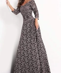 Jovani - 03357 Lace Off Shoulder A-line Gown Formal Gowns 7 Jovani - 03357 Lace Off Shoulder A-line Gown Formal Gowns