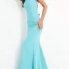 Formal Gowns Jovani - 04098 Bateau Neck Mermaid Dress 1 Formal Gowns Jovani - 04098 Bateau Neck Mermaid Dress
