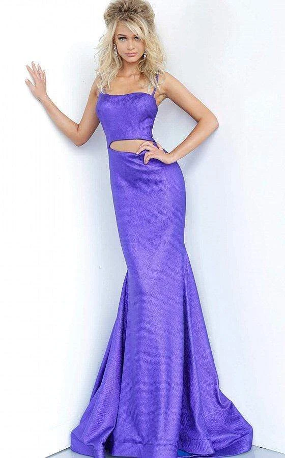 Jovani - 2137 Asymmetrical Cutout Trumpet Gown 3 Jovani - 2137 Asymmetrical Cutout Trumpet Gown