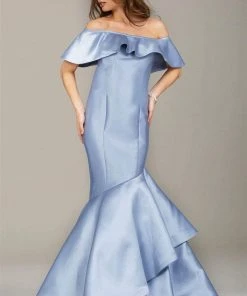 Formal Gowns Jovani - 54504 Off Shoulder Mermaid Gown