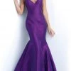 Formal Gowns Jovani - 67412 Strapless Plunging Sweetheart Mermaid Dress With Train
