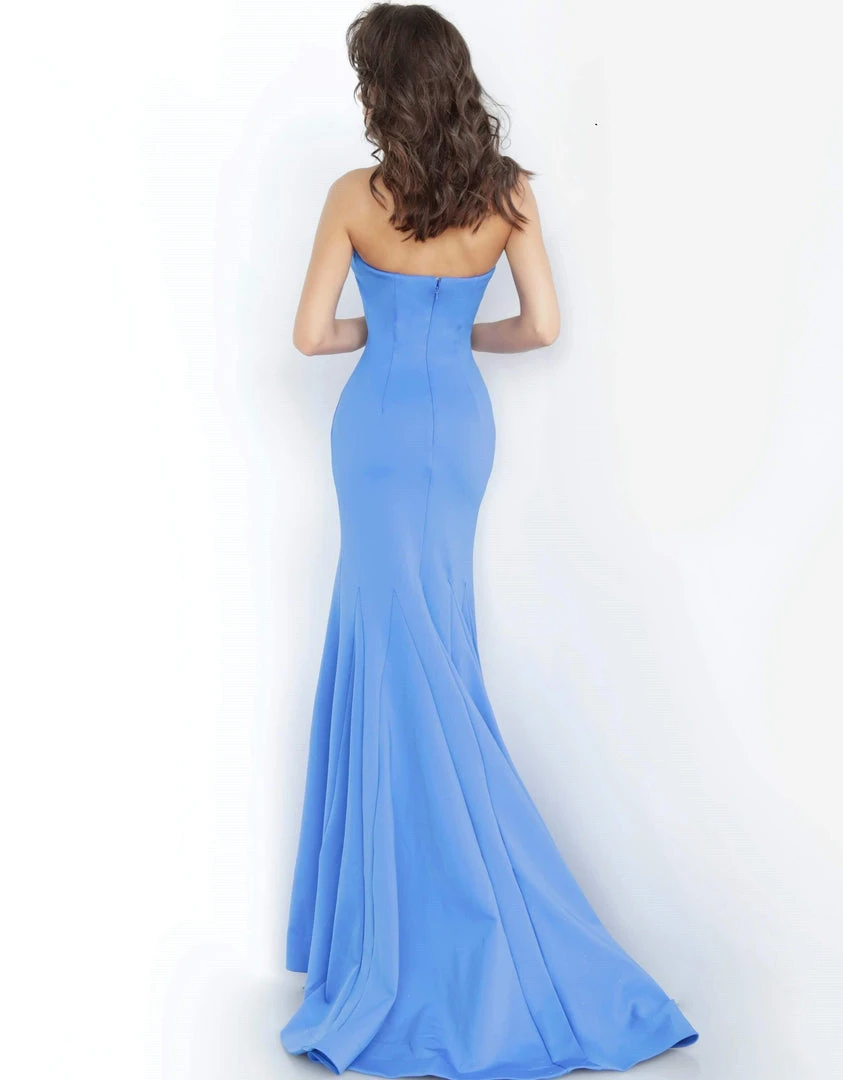 Formal Gowns Jovani - 67661 Sleeveless High Halter Trumpet Dress With Train 6 Formal Gowns Jovani - 67661 Sleeveless High Halter Trumpet Dress With Train