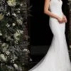 Jovani Bridal - JB03909 Thin Strap Beaded Wedding Gown Formal Gowns 1 Jovani Bridal - JB03909 Thin Strap Beaded Wedding Gown Formal Gowns