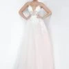 Formal Gowns Jovani - Deep V-Neck Tulle Prom Ballgown 1310SC - 1 Pc Off White/ Lilac In Size 6 Available 1 Formal Gowns Jovani - Deep V-Neck Tulle Prom Ballgown 1310SC - 1 Pc Off White/ Lilac In Size 6 Available