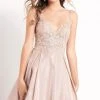 JVN By Jovani Jovani - Embroidered Bodice A-Line Dress JVN04010SC - 1 Pc Nude In Size 0 Available 1 JVN By Jovani Jovani - Embroidered Bodice A-Line Dress JVN04010SC - 1 Pc Nude In Size 0 Available