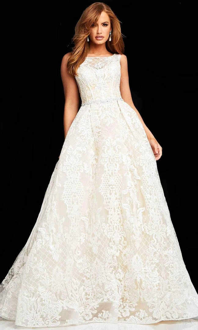 Jovani F00988 - Sleeveless Bateau Neck Evening Dress 3 Jovani F00988 - Sleeveless Bateau Neck Evening Dress