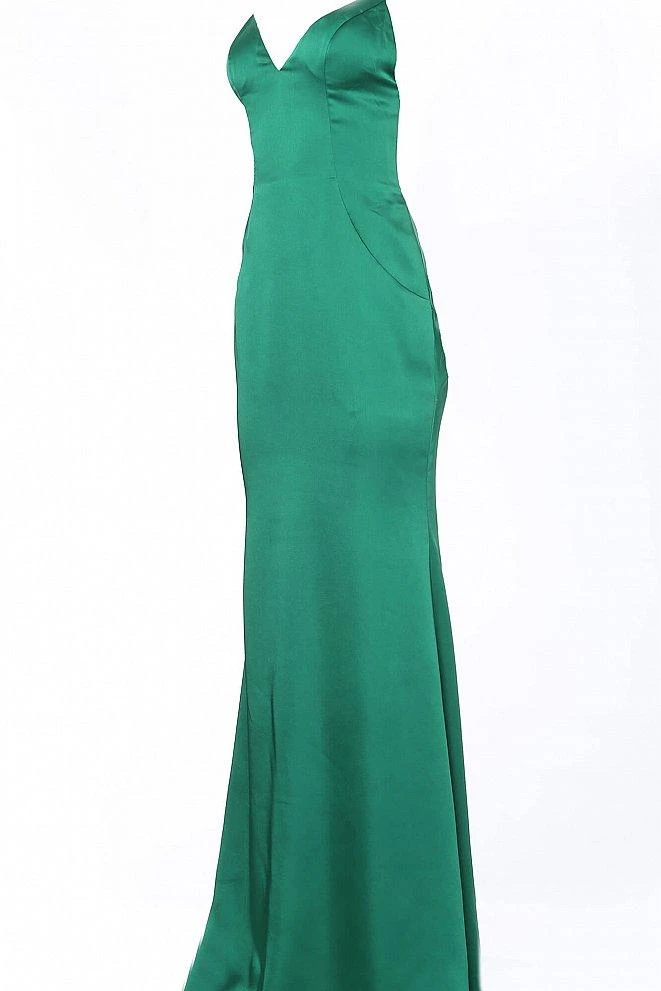 JVN By Jovani Jovani - JVN02048 Long V-Neck Satin Mermaid Gown 7 JVN By Jovani Jovani - JVN02048 Long V-Neck Satin Mermaid Gown