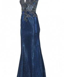 JVN By Jovani Jovani - JVN02746 Floral Embroidered Halter Dress 11 JVN By Jovani Jovani - JVN02746 Floral Embroidered Halter Dress