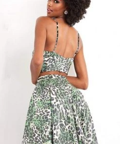 JVN By Jovani Cocktail Dresses Jovani - JVN05817 Sweetheart Print A-Line Dress 11 JVN By Jovani Cocktail Dresses Jovani - JVN05817 Sweetheart Print A-Line Dress