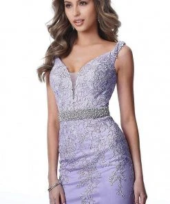 JVN By Jovani Jovani - JVN1102 Lace Applique Off Shoulder Fitted Cocktail Dress Cocktail Dresses 10 JVN By Jovani Jovani - JVN1102 Lace Applique Off Shoulder Fitted Cocktail Dress Cocktail Dresses