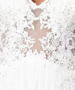 JVN By Jovani Formal Gowns Jovani - JVN30805 Strapless Sweetheart Sheer Lace Bodice Long Gown