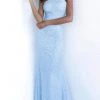 JVN By Jovani Jovani - JVN64010 High Halter Beaded Lace Gown 1 JVN By Jovani Jovani - JVN64010 High Halter Beaded Lace Gown