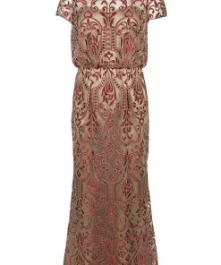 Formal Gowns JS Collections - 866967 Embroidered Blouson Long Dress 13 Formal Gowns JS Collections - 866967 Embroidered Blouson Long Dress